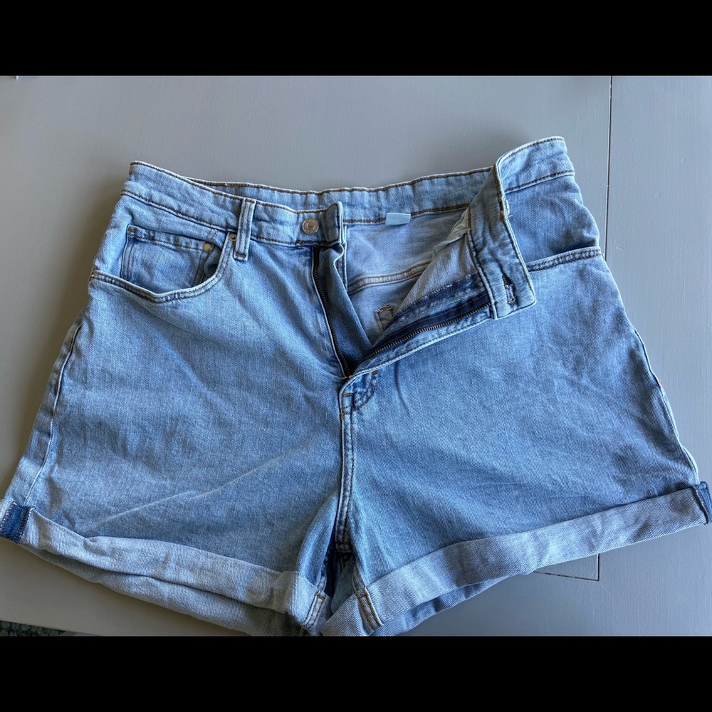 H&M Mom Denim Shorts High Waisted Vintage Shorts
